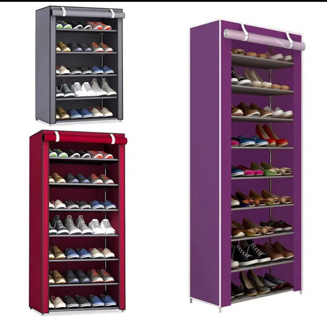 Fabric 10-Tier Shoe Rack  clearance sale thumbnail