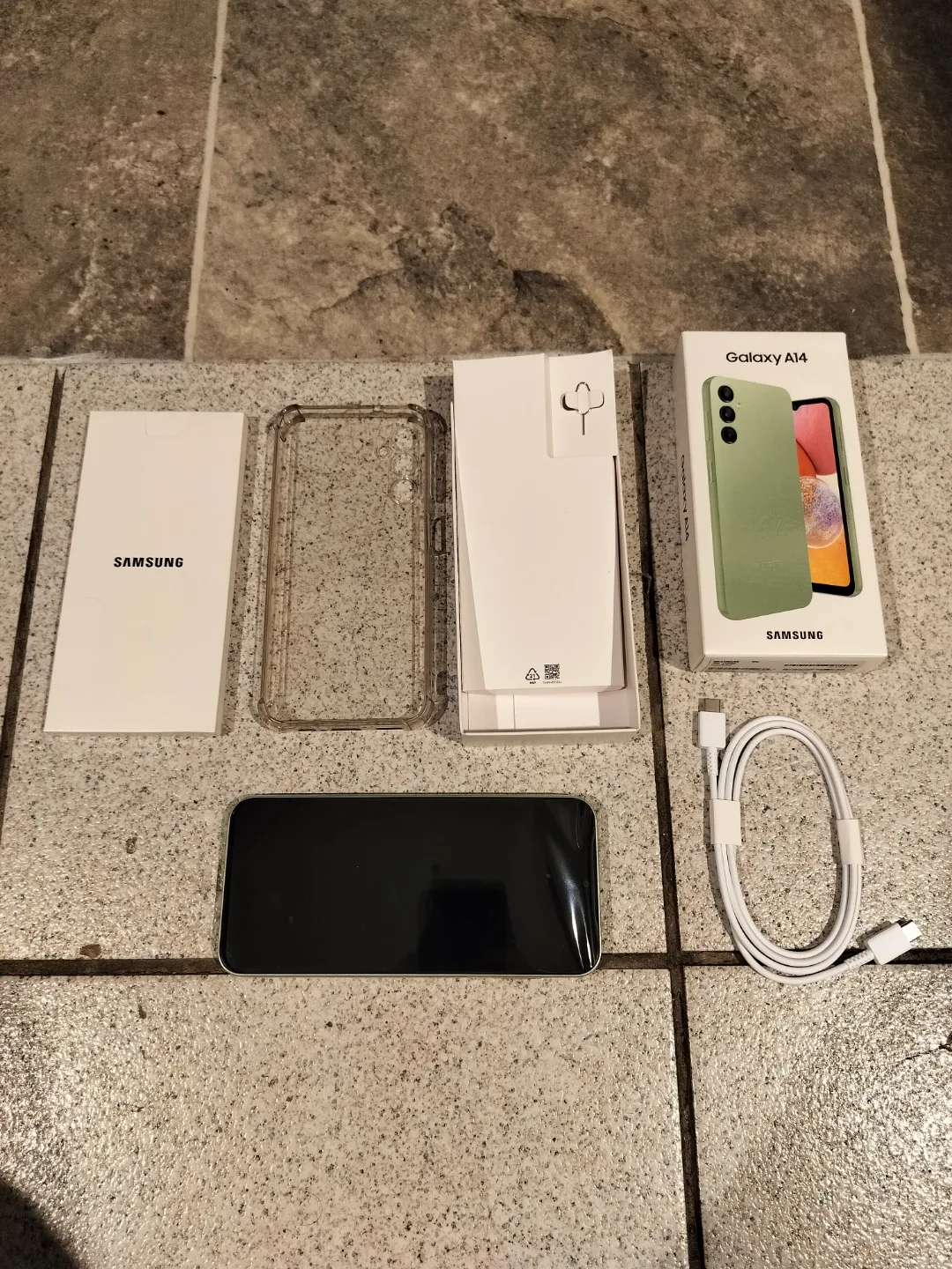 Brand New Samsung Galaxy A14 Smartphone - Light Green thumbnail
