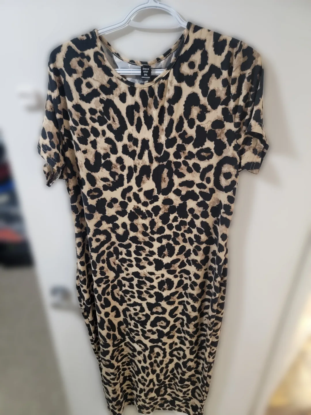 Women's Leopard Print Mini Dress thumbnail