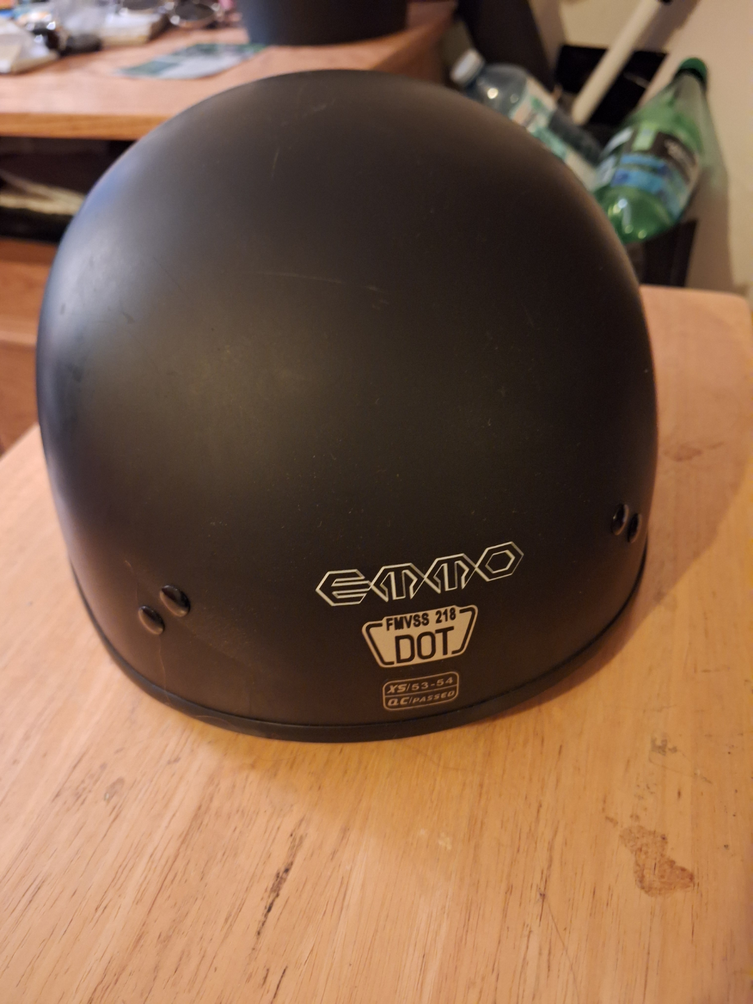 EXO DOT Approved Half Helmet - Black - photo 4