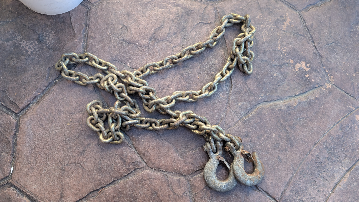 Heavy Duty Tow Chain with Hooks - photo 3