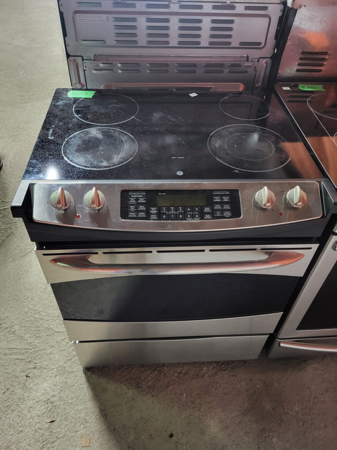 GE Electric Range - Stainless Steel