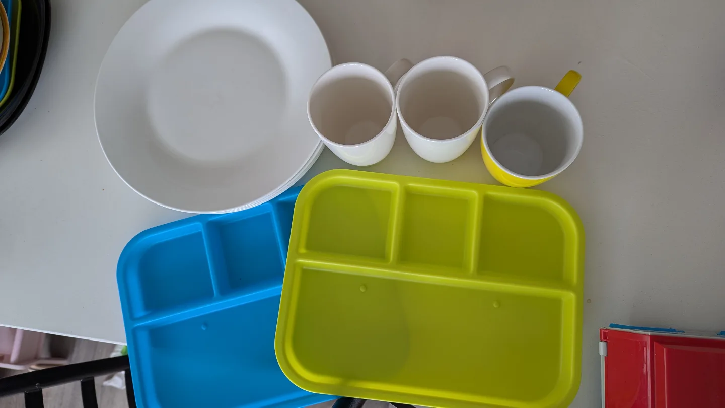 Plates, Cups, and Trays Set #freecycle image indicator(3)