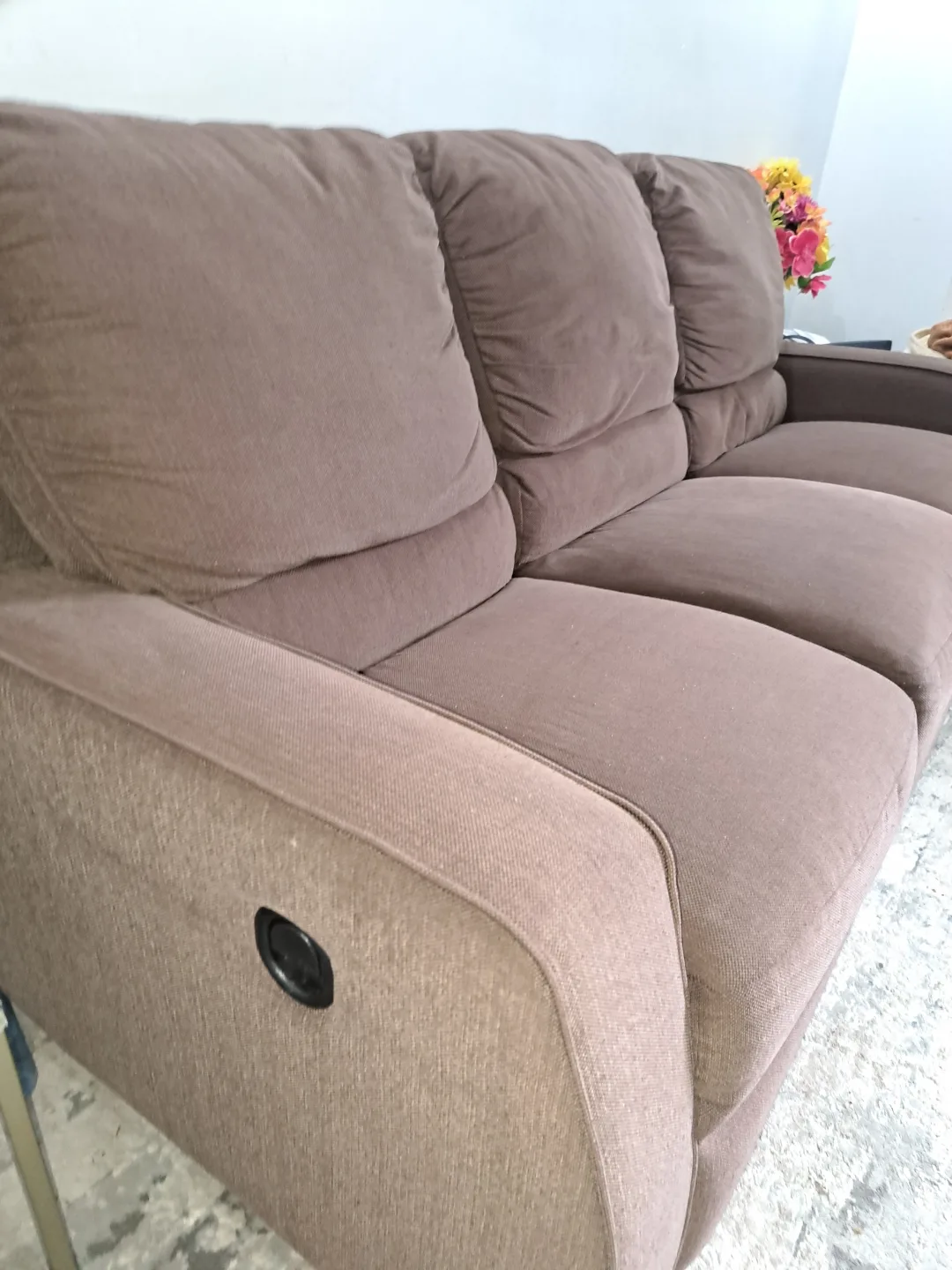 Brown Reclining Sofa image indicator(3)