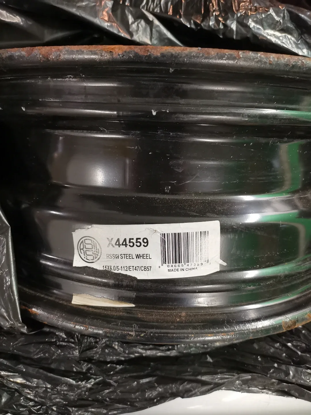 Used 15x6.015-112E147/CB57 Steel Wheel - X44559 image indicator(3)