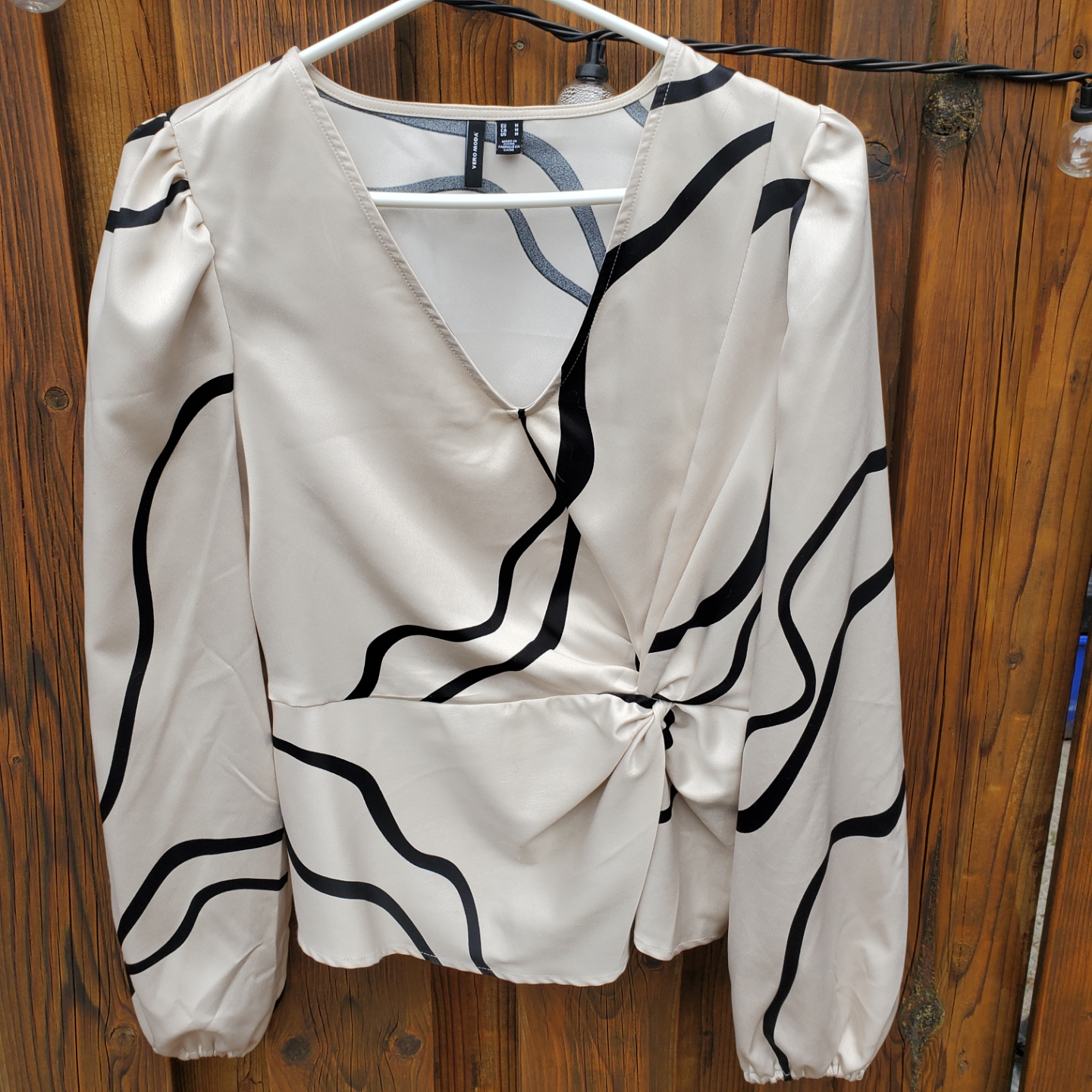 Peplum Silky Blouse