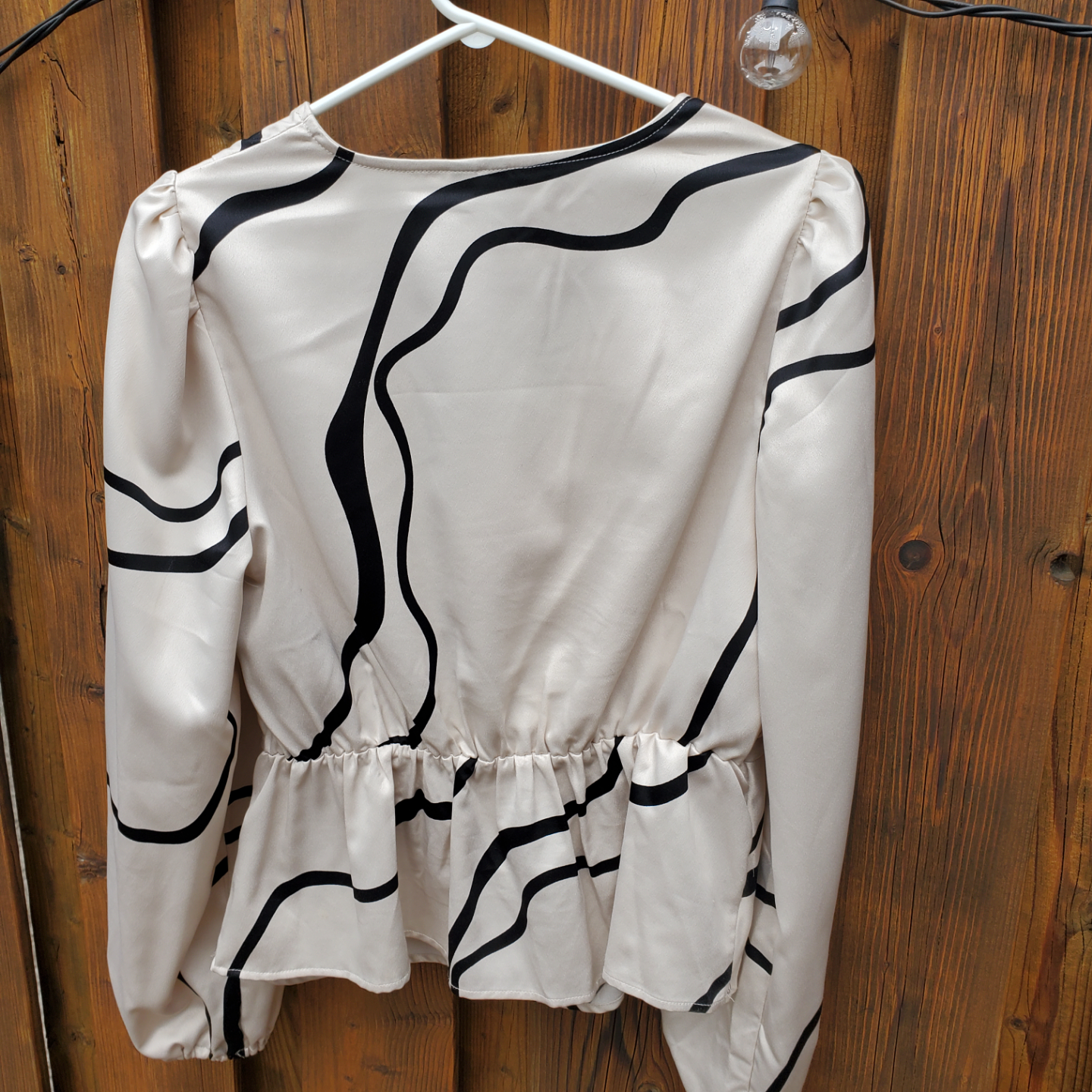 Peplum Silky Blouse - photo 2