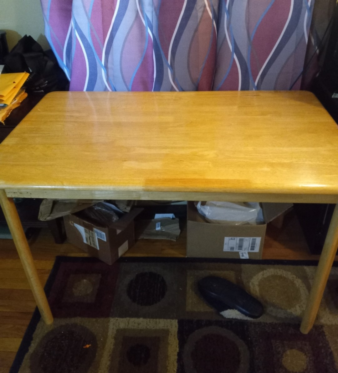 wooden table
