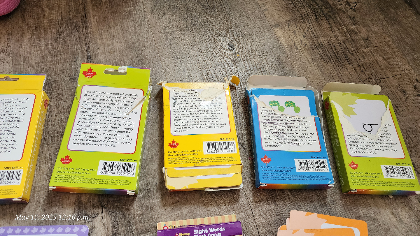 Bulk lot of Kids Learning Flash Cards🏒 - photo 4