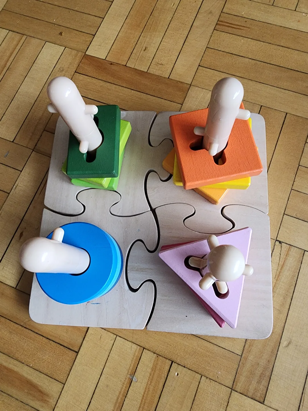 Wooden Shape Sorter Puzzle Toy thumbnail