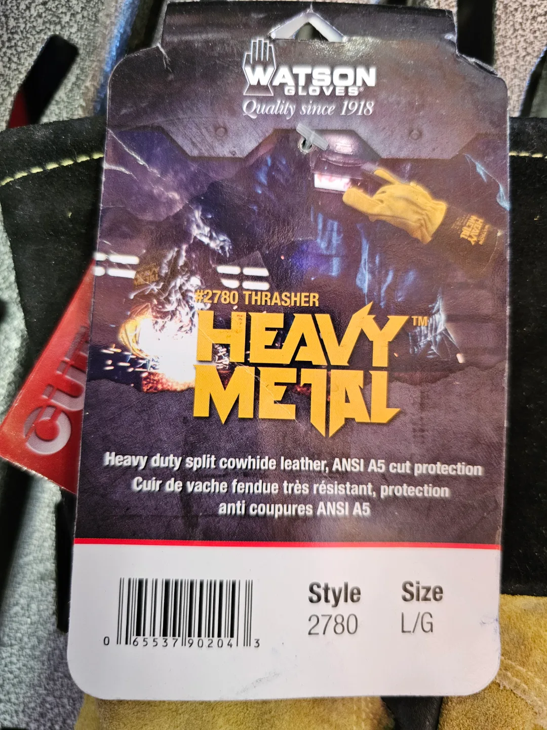 Watson Gloves Thrasher Heavy Metal Welding Gloves image indicator(3)