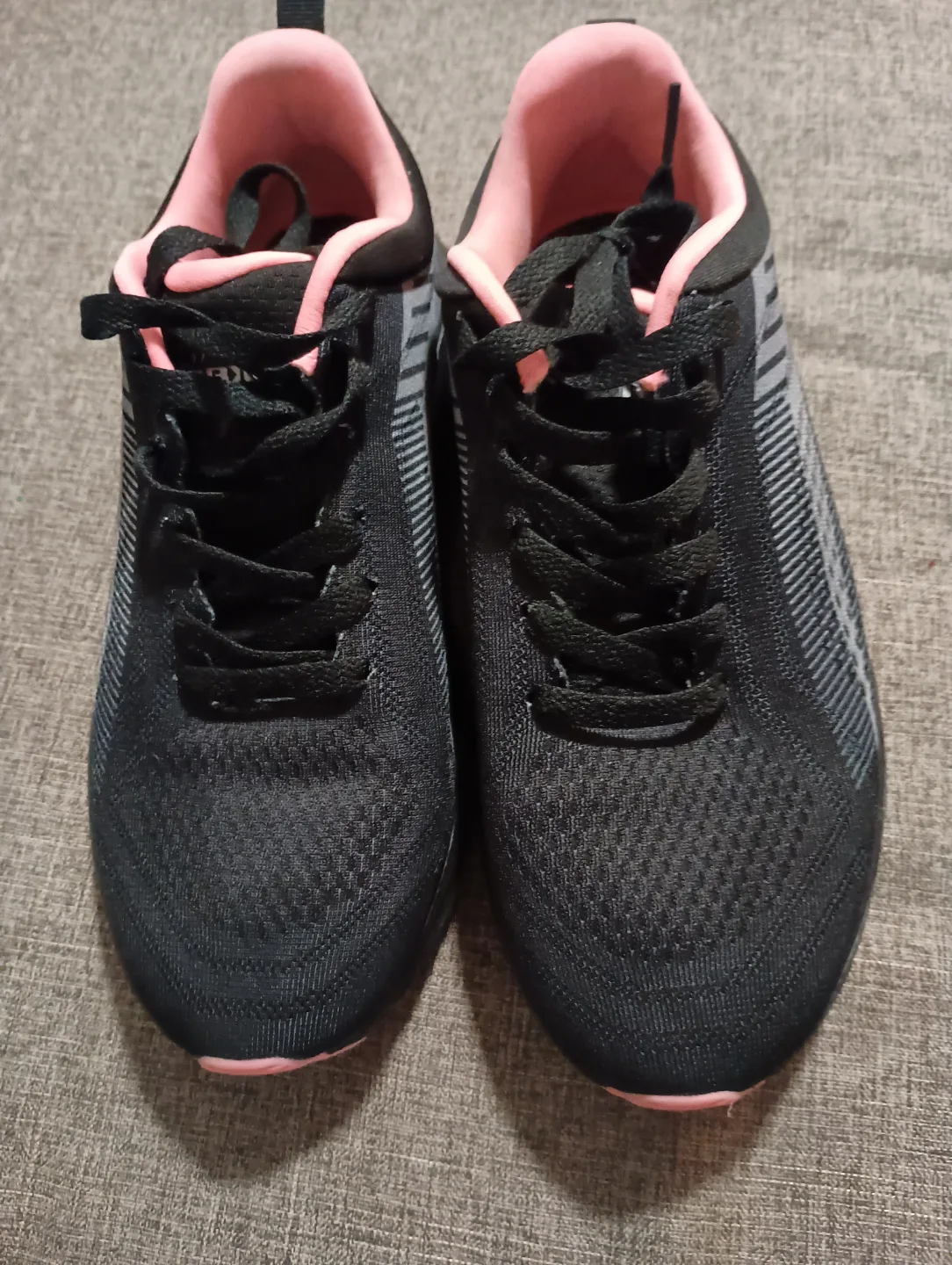 Women's Reebok Running Shoes - Black and Pink thumbnail