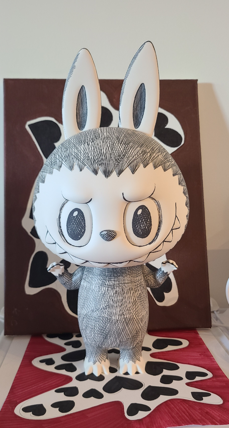 POP MART The Monsters Labubu Mega Sketch Figure