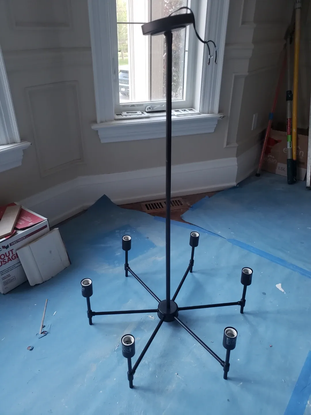 6-Light Black Chandelier thumbnail