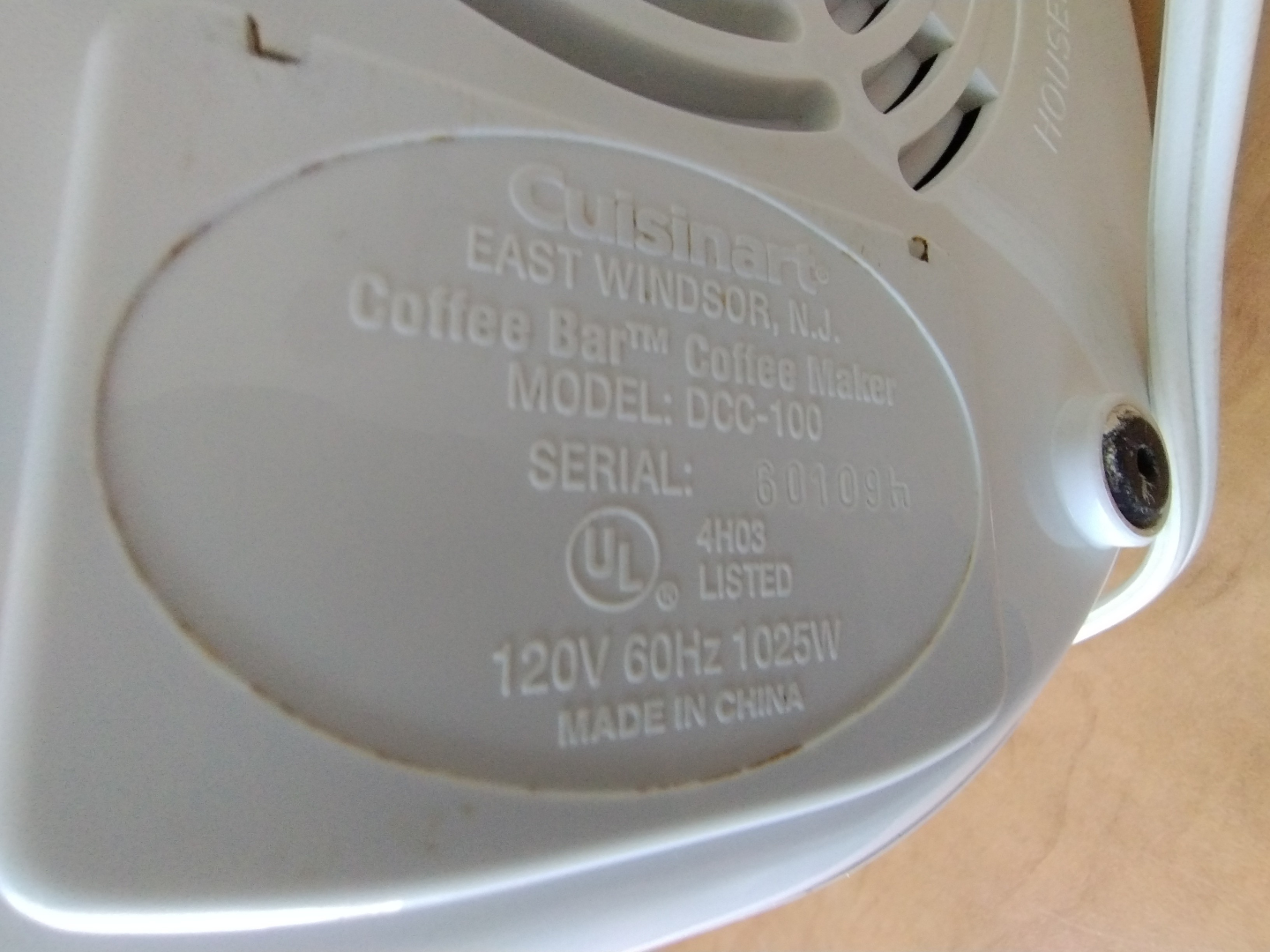 Cuisinart DCC-100 Coffee Maker - photo 4