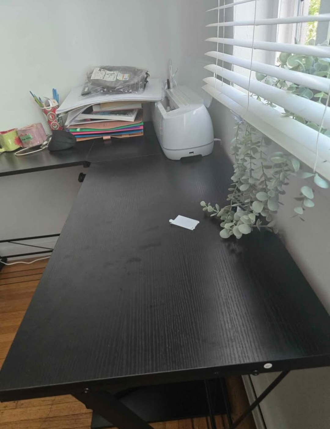 Black Corner Computer Desk L shaped - photo 2