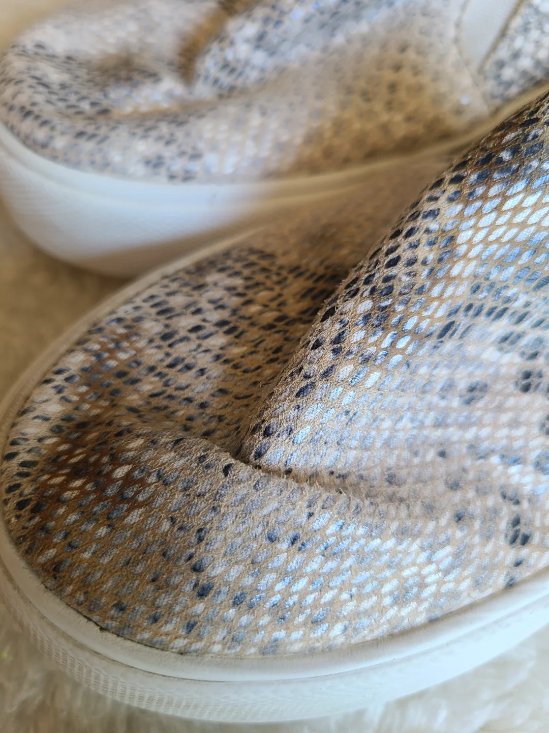Soda Slip-On Sneakers – Youth Size 13 / Women’s 7.5 – Snakeskin image indicator(4)