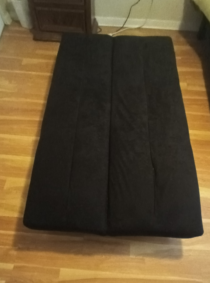 Black Futon Sofa- bed - photo 3