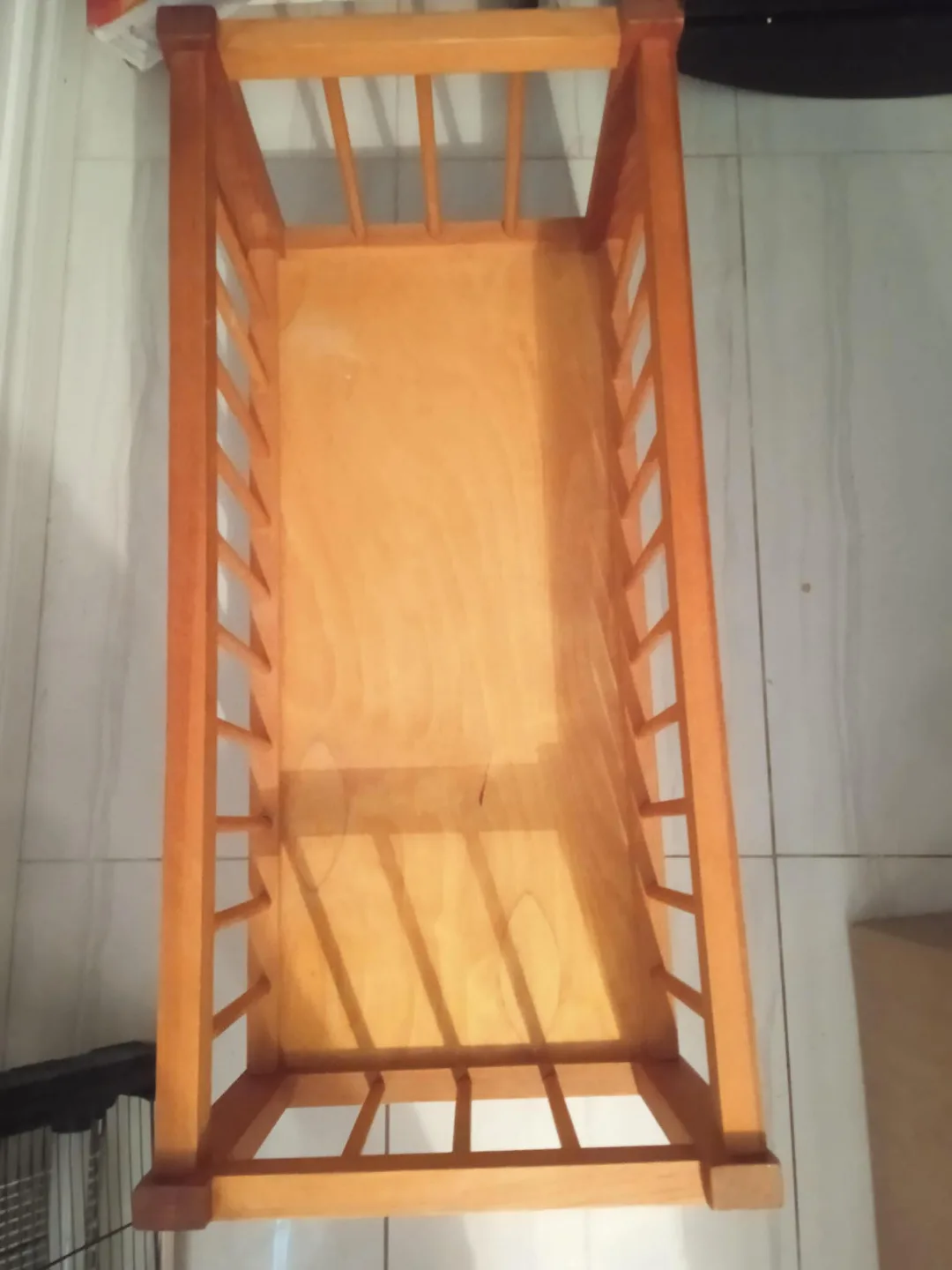 Wooden Doll Crib thumbnail