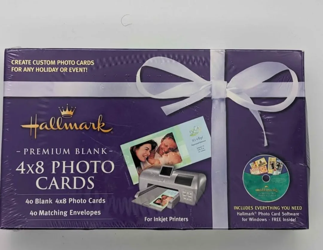 Hallmark Premium Blank 4x8 Photo Cards with Software thumbnail