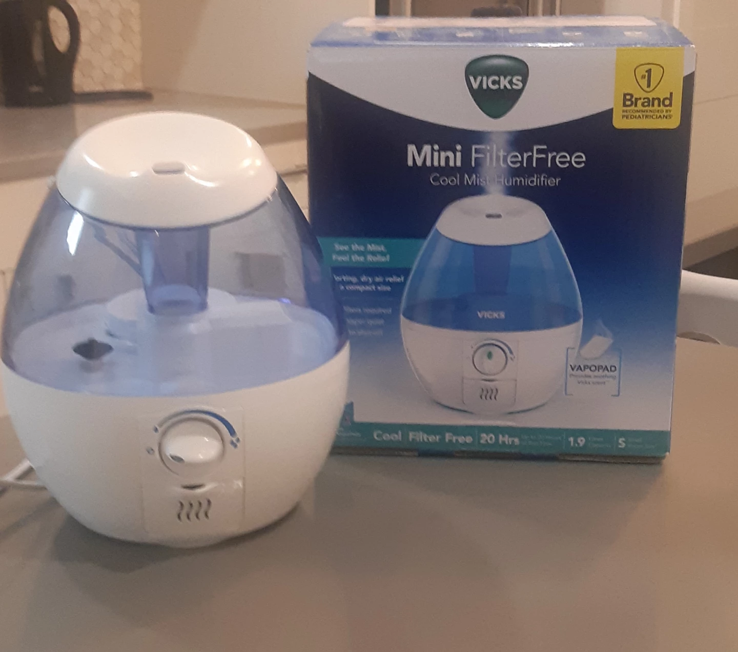 Vicks Mini FilterFree Cool Mist Humidifier