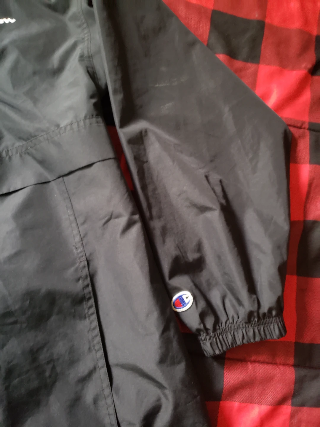 Champion Black Windbreaker Jacket - photo 3