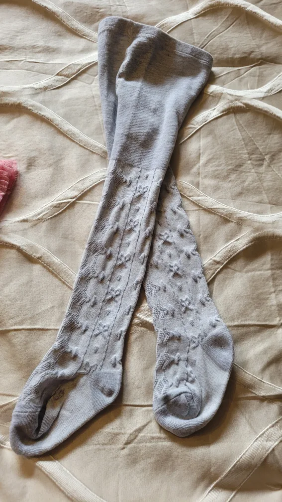Baby Girls' skirt & Light grey Tights Size 2-3X image indicator(3)