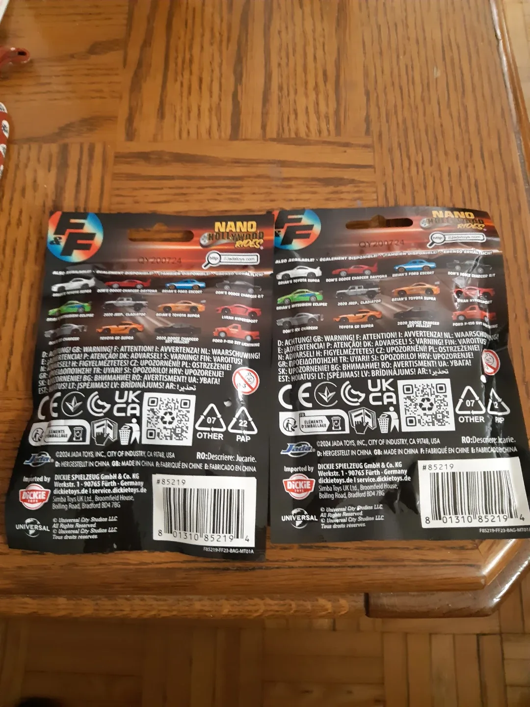 "🏒"2x Fast & Furious Nano Hollywood Rides Die-Cast image indicator(2)