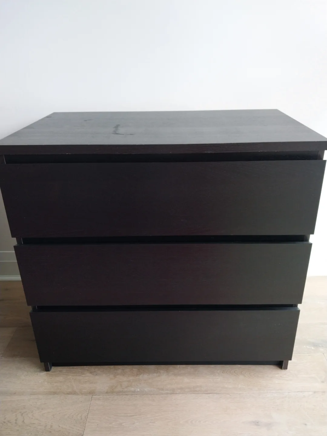Black 3-Drawer Dresser thumbnail