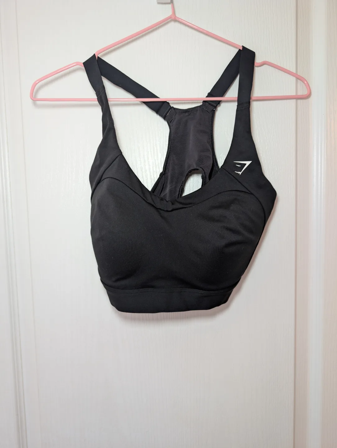 Gymshark Black Sports Bra - Size Small thumbnail