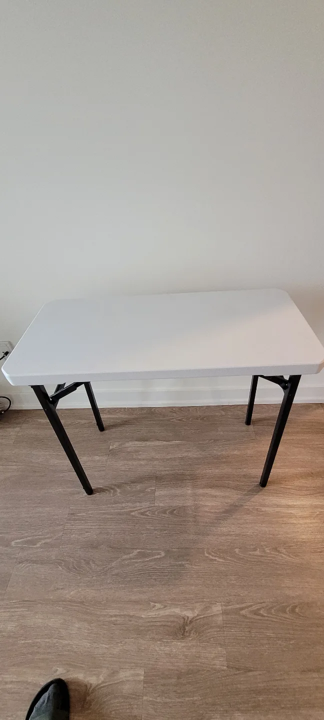 White Folding Table - 3' x 2'