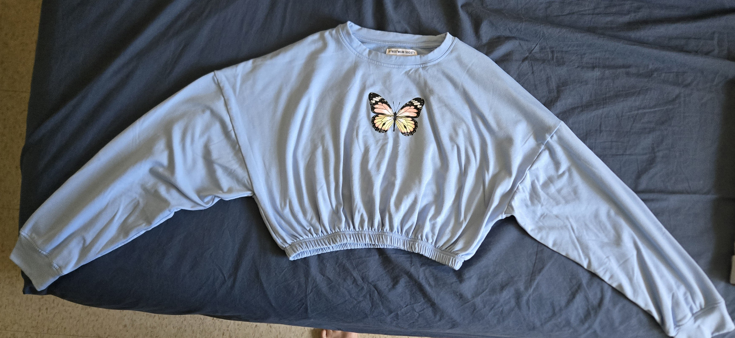 Butterfly Light Blue - Large