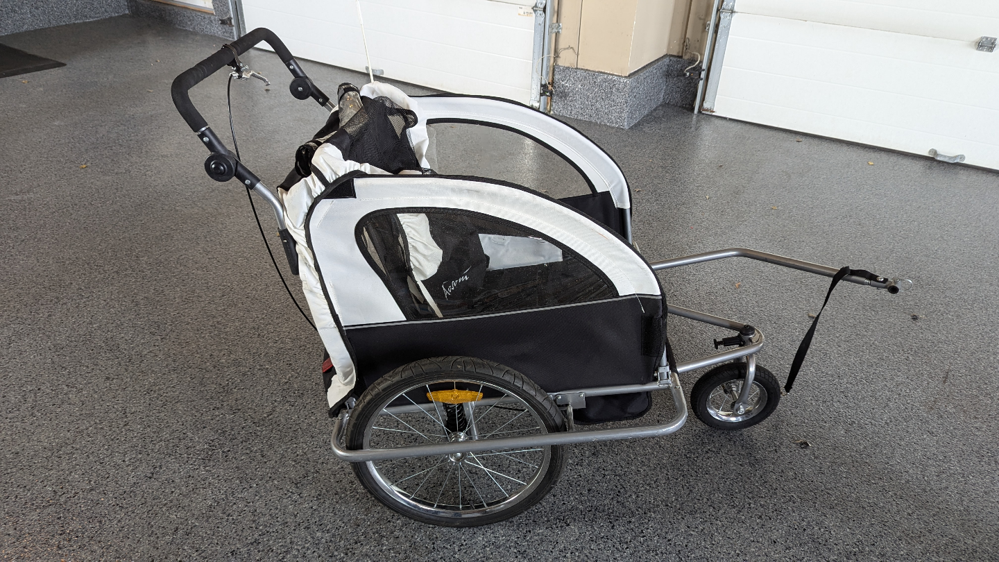Used Two-Child Bike Trailer