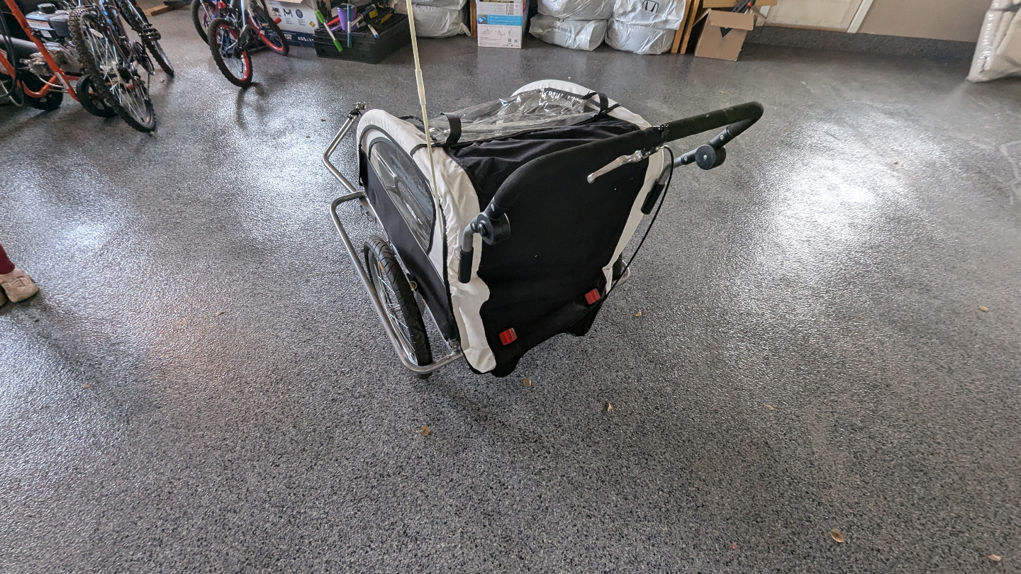 Used Two-Child Bike Trailer - photo 3