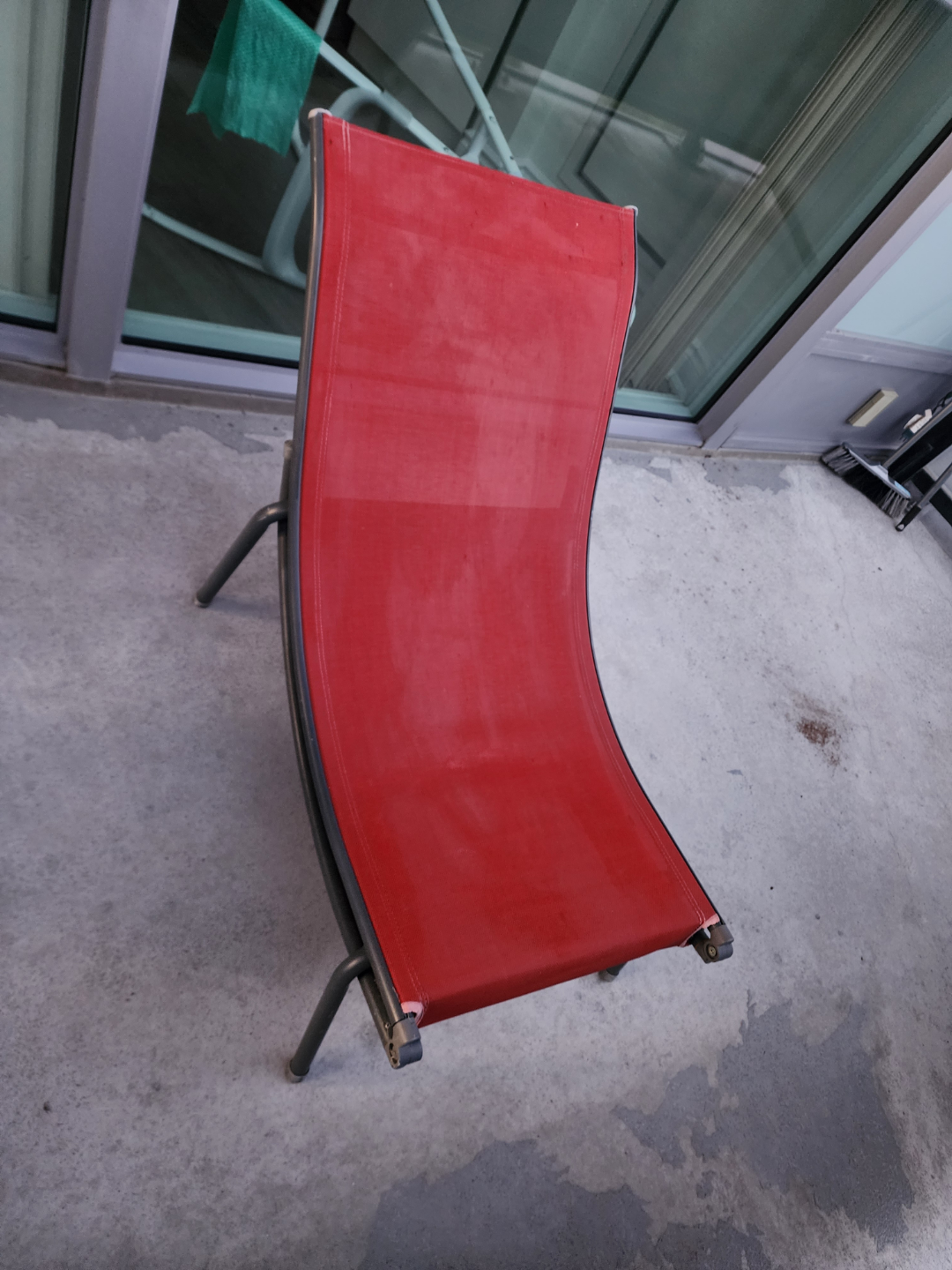 Red Sling Lounge Chair - photo 2