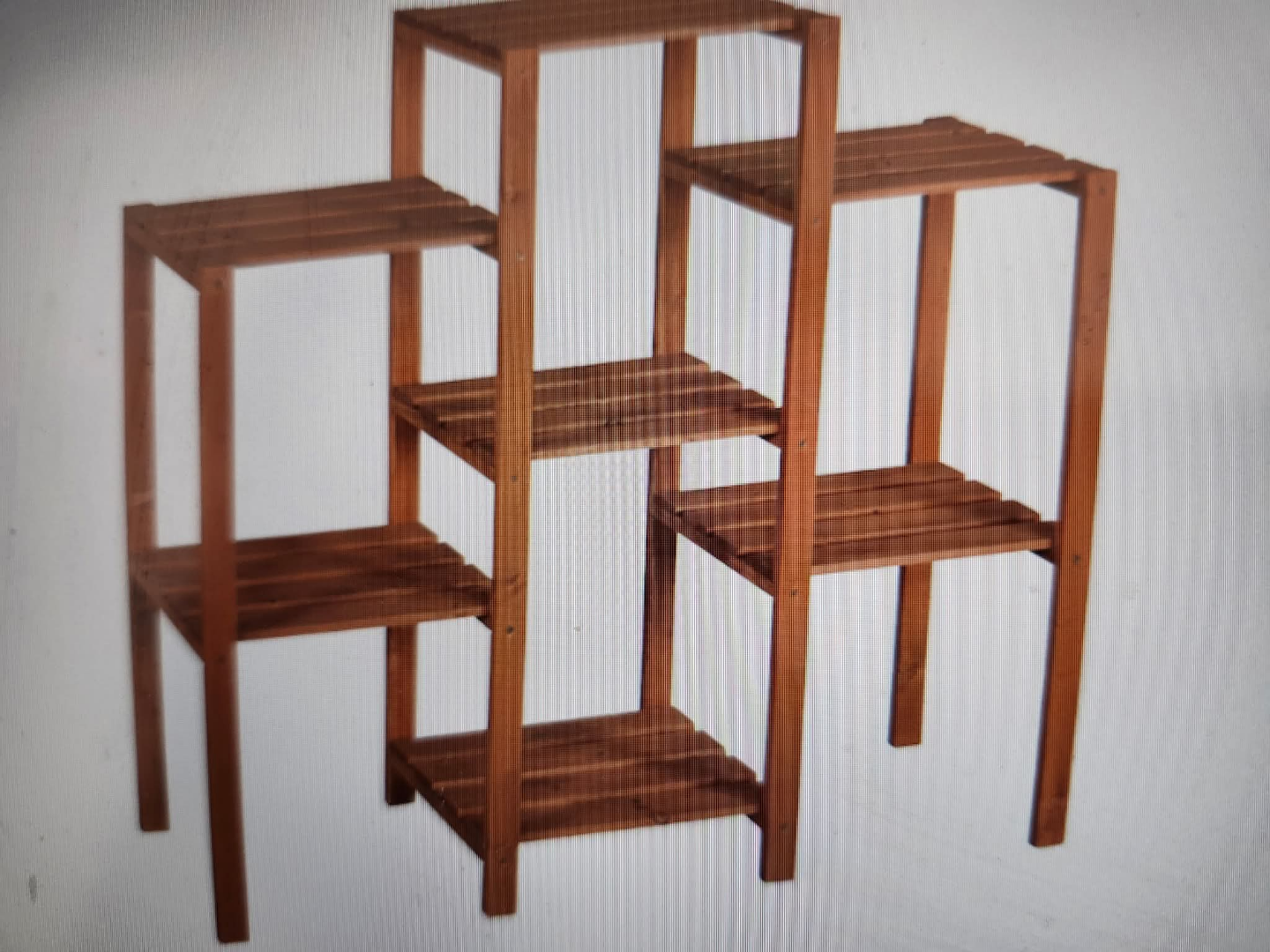 7 layers Wooden Multi-Tiered Shelf Unit