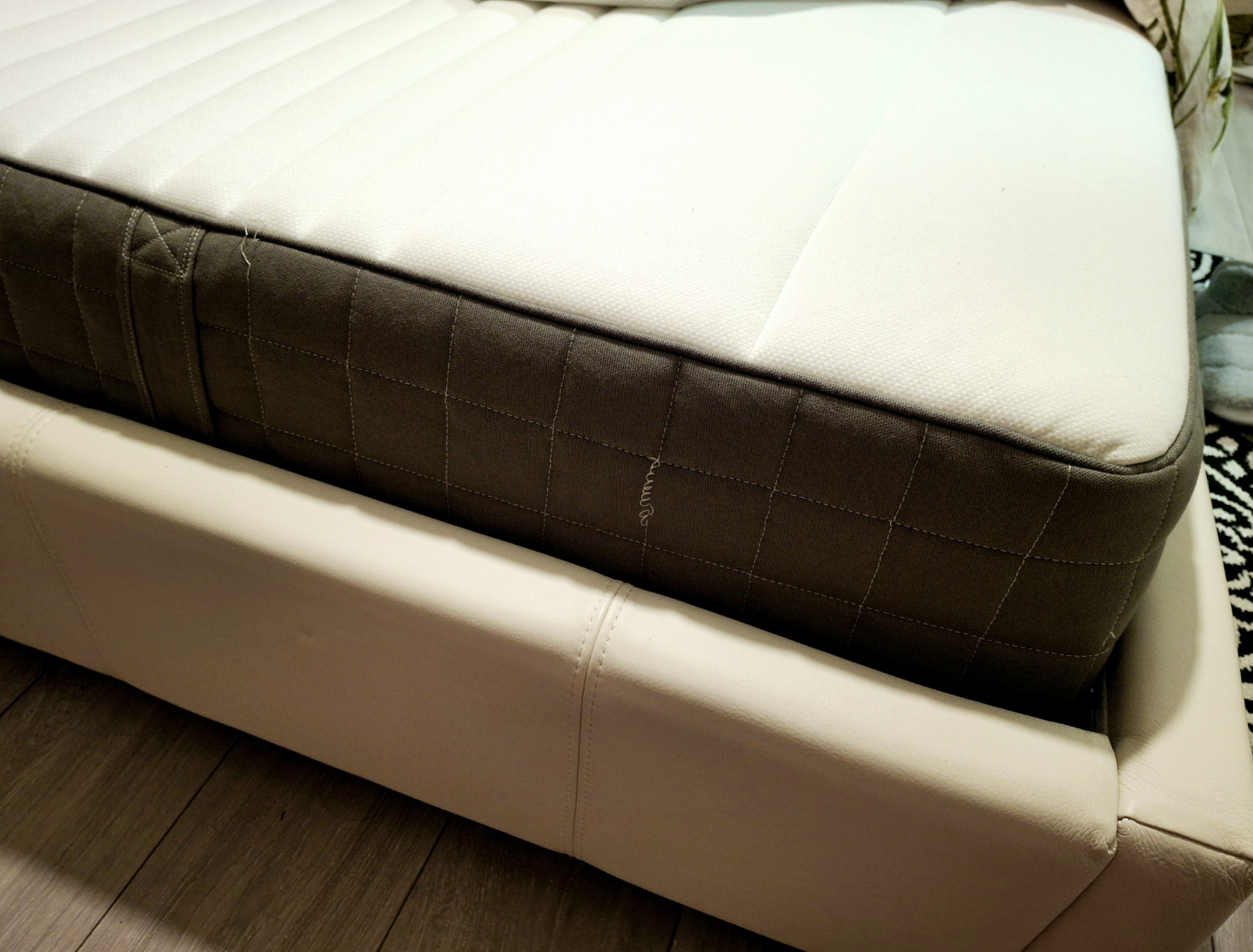Ikea king size mattress.  (with or without bed frame) - photo 4