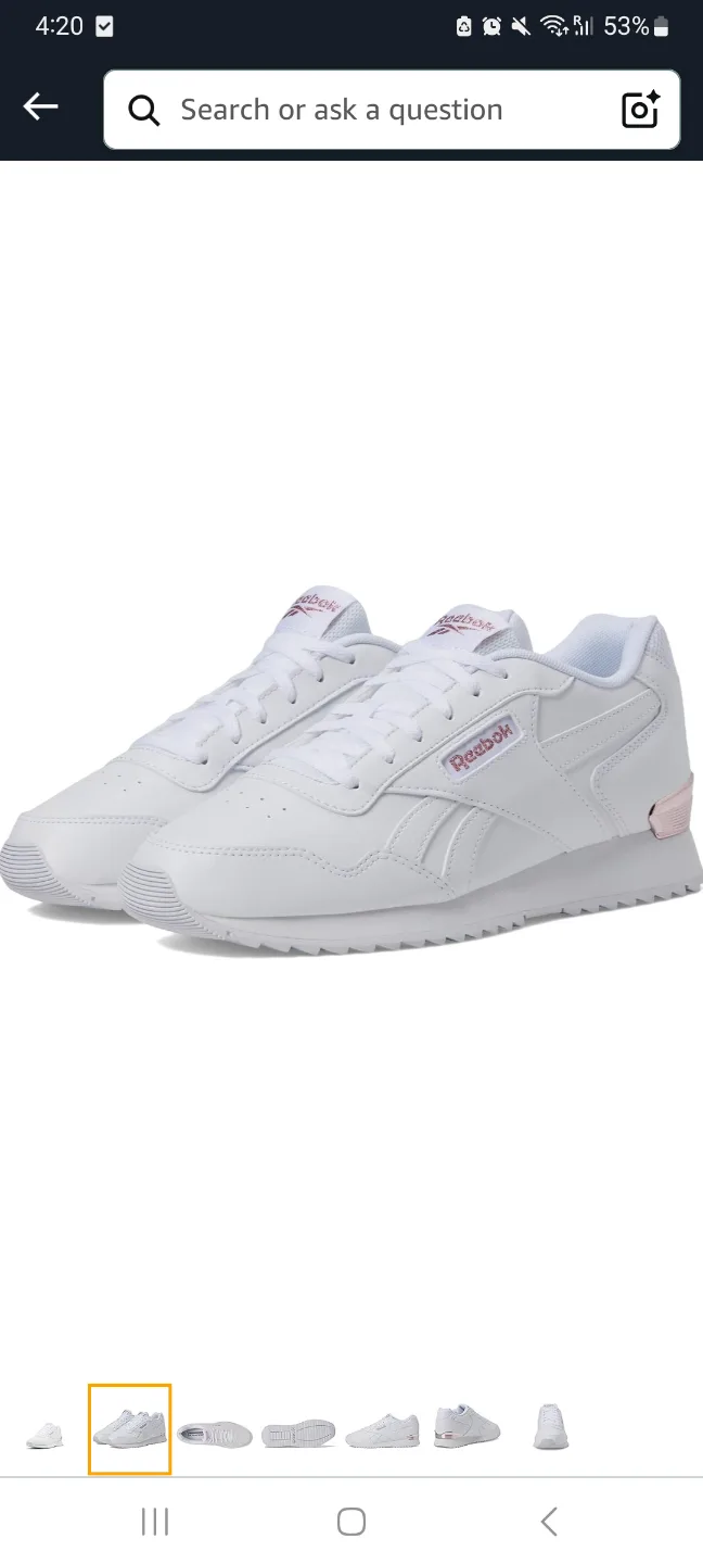 Women's Reebok Glide Ripple Clip Sneaker - Size 7.5 thumbnail