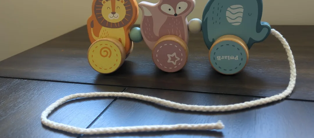 Wooden Animal Pull Toy image indicator(2)