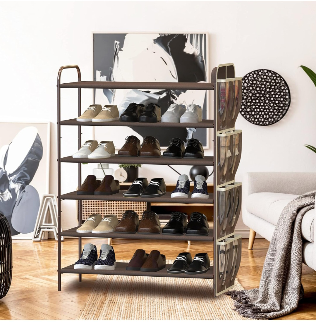 Simple Houseware 5-Tier Shoe Rack Organizer