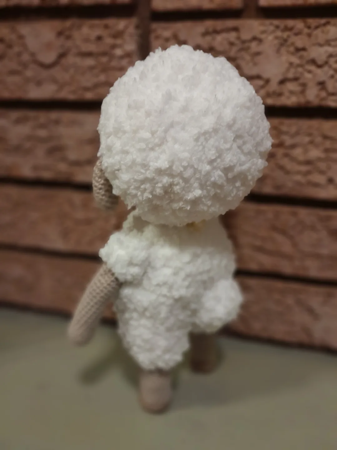 Cute Handmade Crochet Lamb Toy image indicator(4)