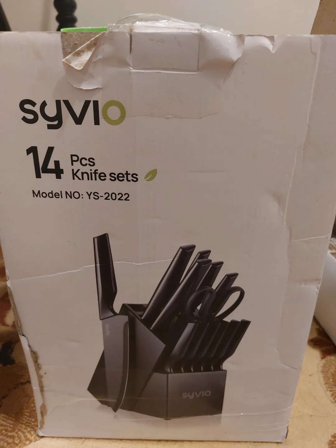 Syvio 14-Piece Knife Set with Block thumbnail