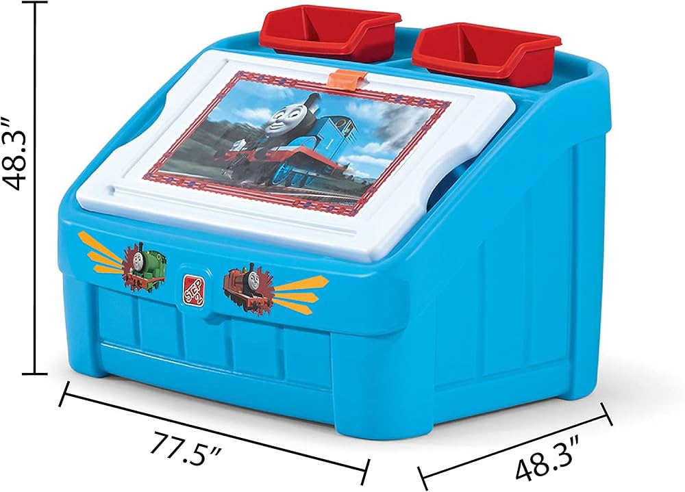 Step2 Thomas The Tank Engine 2-in-1 Toy Box and Art Lid - photo 5