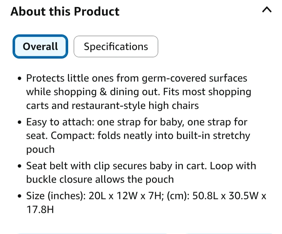 Skip Hop Shopping Cart & High Chair Cover - Swirl Dot image indicator(4)