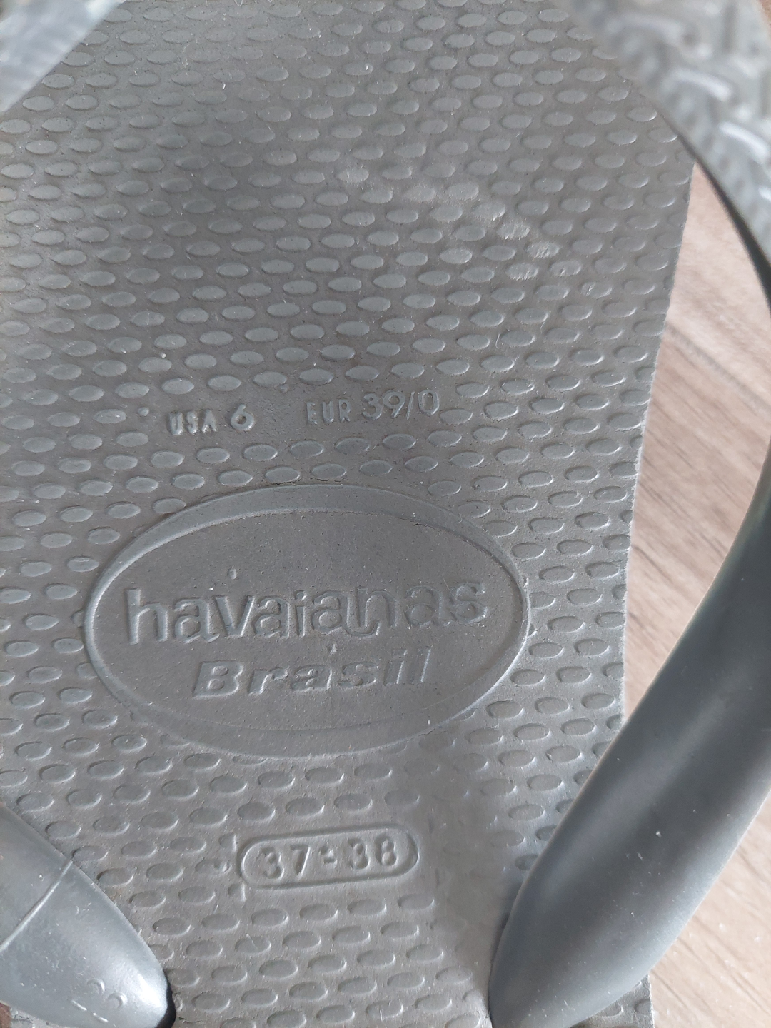 Havaianas Brazil Flip-Flops - Grey - Size 37/38 - photo 4