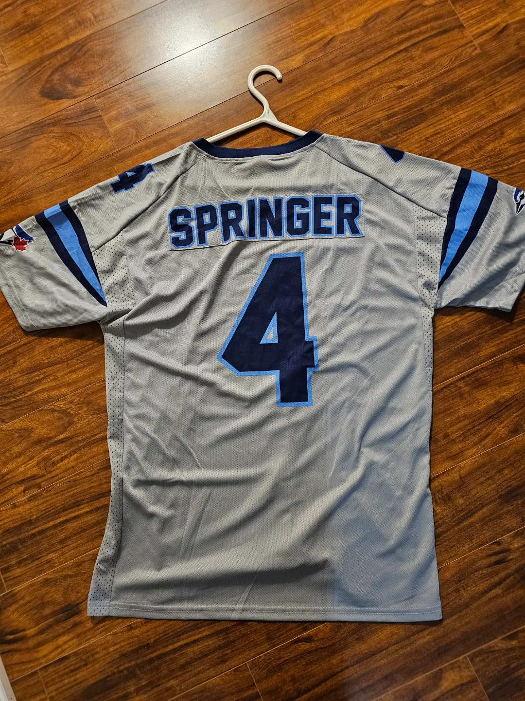 Blue Jay's George Springer Replica Football Jersey image indicator(2)