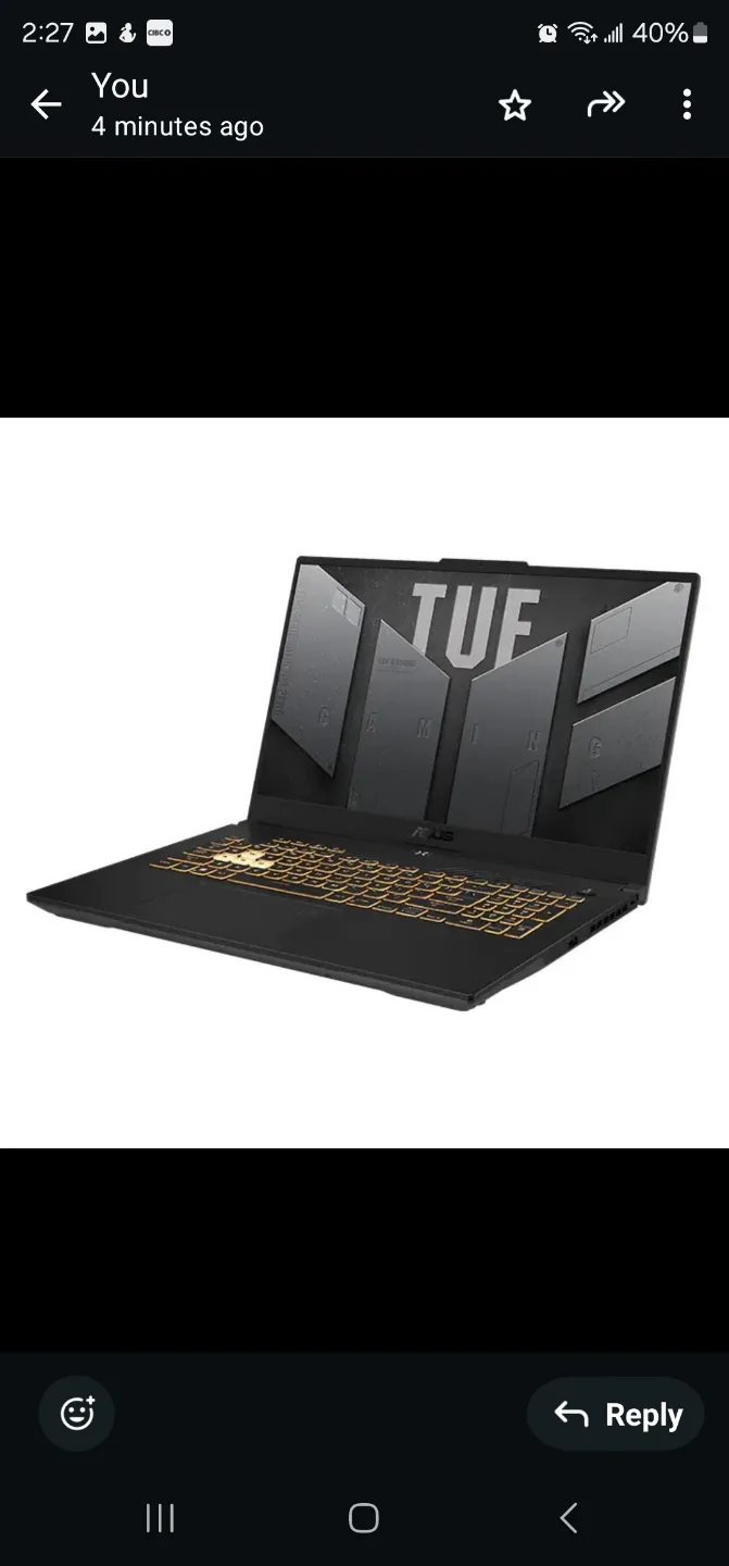 ASUS TUF Gaming Laptop thumbnail