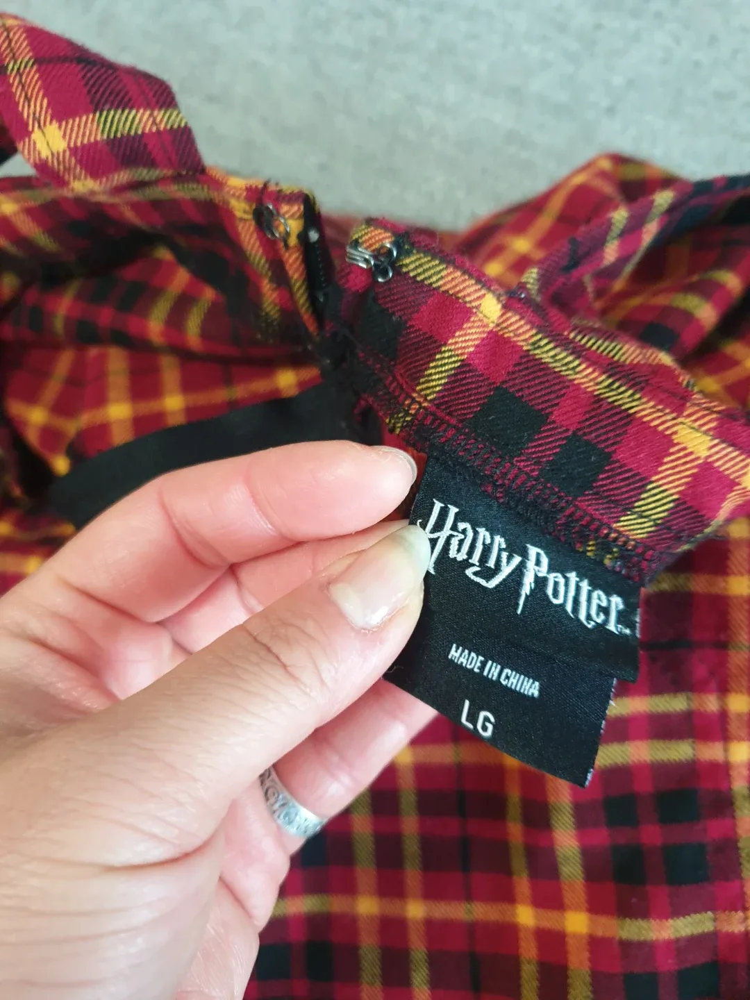 Gryffindor Plaid Jumper Dress/Skirttall image indicator(3)