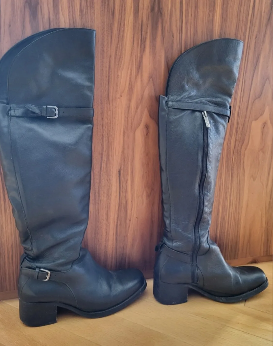 ❣️ Over the Knee Black Boots Genuine Leather - Size 6.5 image indicator(2)