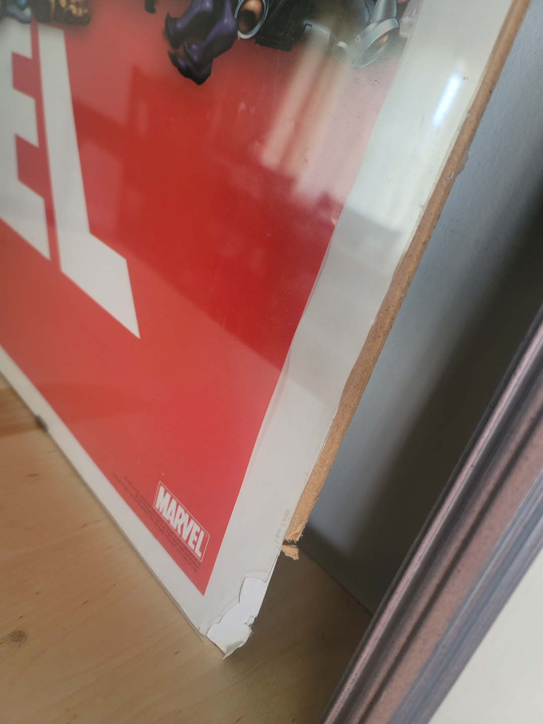 Huge Marvel Comics framed Poster - photo 5